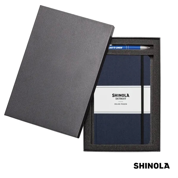 Shinola® HardCover Journal/Clicker Pen Gift Set - (M) - Shinola® HardCover Journal/Clicker Pen Gift Set - (M) - Image 11 of 17