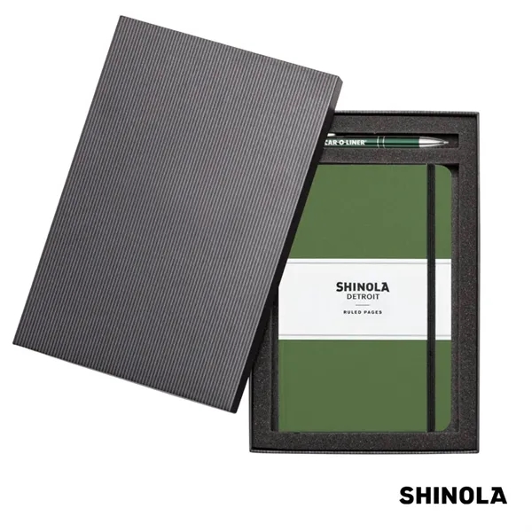 Shinola® HardCover Journal/Clicker Pen Gift Set - (M) - Shinola® HardCover Journal/Clicker Pen Gift Set - (M) - Image 13 of 17