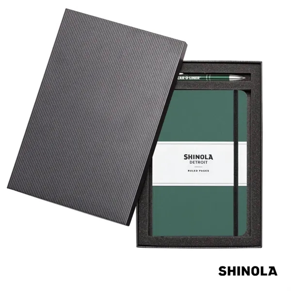 Shinola® HardCover Journal/Clicker Pen Gift Set - (M) - Shinola® HardCover Journal/Clicker Pen Gift Set - (M) - Image 7 of 17