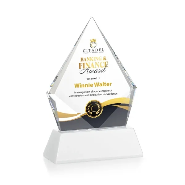 Shelton VividPrint™ Award on Newhaven Base - White