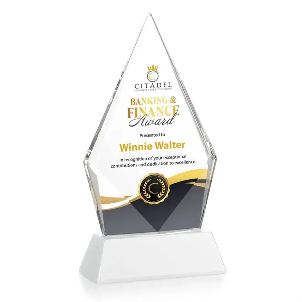 Shelton VividPrint™ Award on Newhaven Base - White