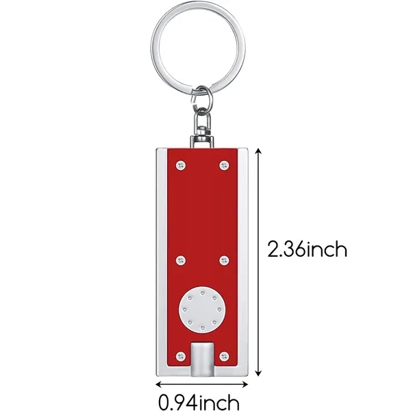 Mini Square LED Flashlight Keychain - Mini Square LED Flashlight Keychain - Image 1 of 2