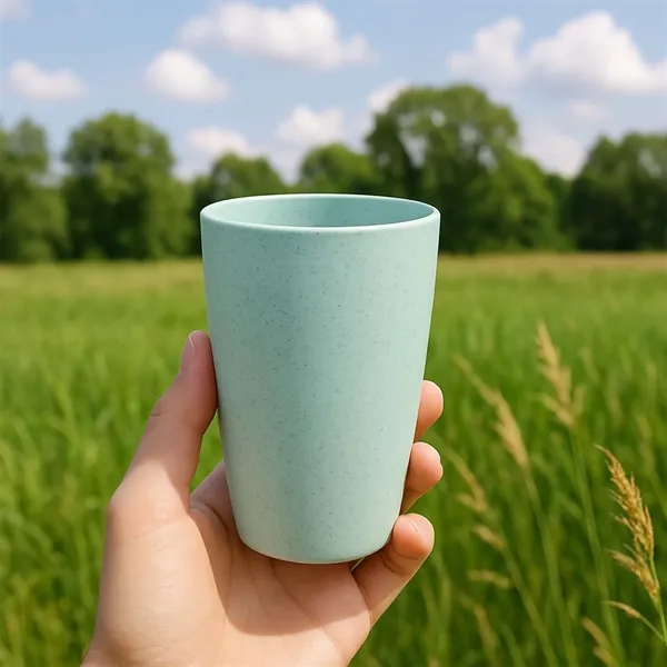 Eco-Friendly Wheat Straw Big Belly Cup - Eco-Friendly Wheat Straw Big Belly Cup - Image 2 of 2