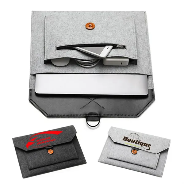 13 Inch Laptop Sleeve Computer Case Pocket Briefcase - 13 Inch Laptop Sleeve Computer Case Pocket Briefcase - Image 0 of 1