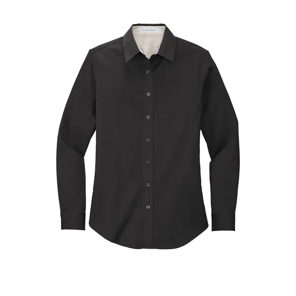 Port Authority Women's Long Sleeve Easy Care Shirt. - Port Authority Women's Long Sleeve Easy Care Shirt. - Image 3 of 84