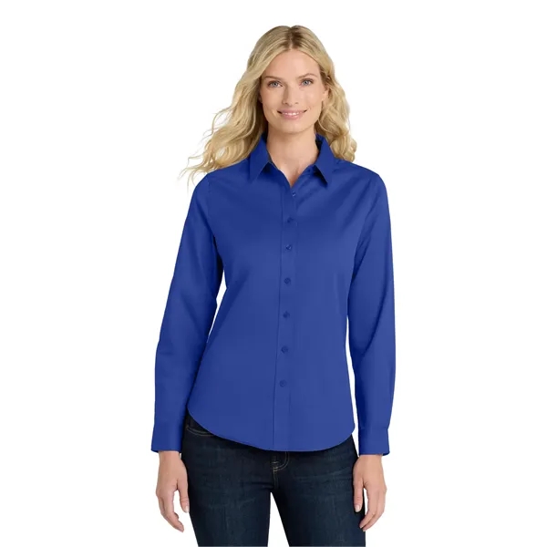 Port Authority Women's Long Sleeve Easy Care Shirt. - Port Authority Women's Long Sleeve Easy Care Shirt. - Image 5 of 84