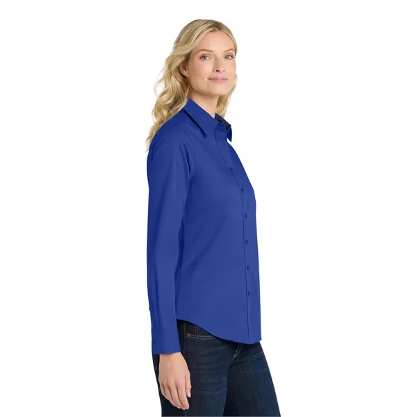 Port Authority Women's Long Sleeve Easy Care Shirt. - Port Authority Women's Long Sleeve Easy Care Shirt. - Image 7 of 84