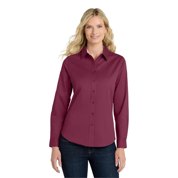 Port Authority Women's Long Sleeve Easy Care Shirt. - Port Authority Women's Long Sleeve Easy Care Shirt. - Image 15 of 84