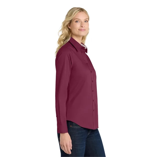 Port Authority Women's Long Sleeve Easy Care Shirt. - Port Authority Women's Long Sleeve Easy Care Shirt. - Image 17 of 84