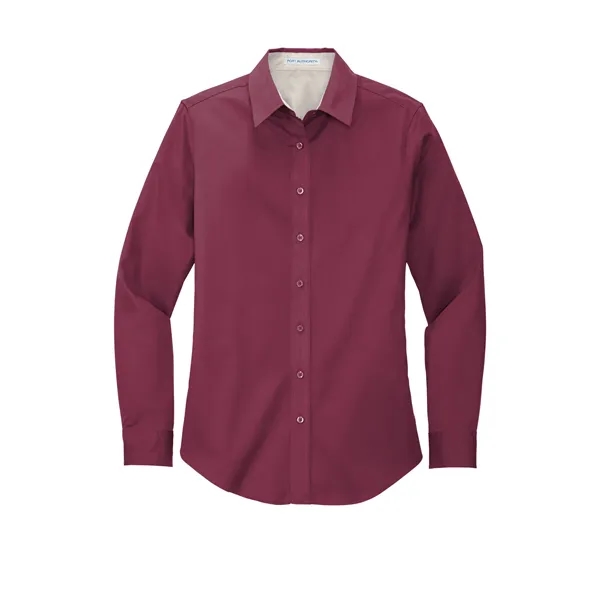 Port Authority Women's Long Sleeve Easy Care Shirt. - Port Authority Women's Long Sleeve Easy Care Shirt. - Image 18 of 84