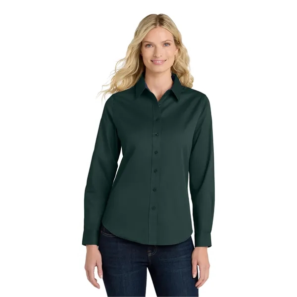 Port Authority Women's Long Sleeve Easy Care Shirt. - Port Authority Women's Long Sleeve Easy Care Shirt. - Image 20 of 84