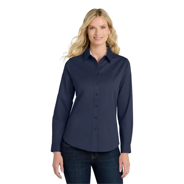 Port Authority Women's Long Sleeve Easy Care Shirt. - Port Authority Women's Long Sleeve Easy Care Shirt. - Image 25 of 84