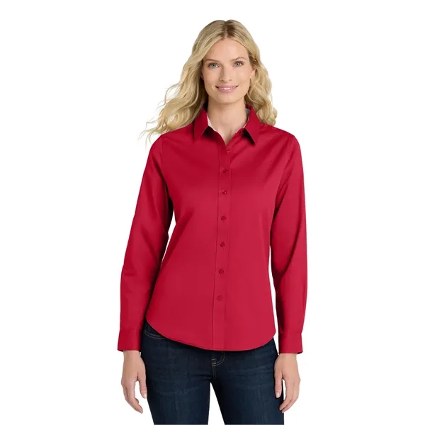 Port Authority Women's Long Sleeve Easy Care Shirt. - Port Authority Women's Long Sleeve Easy Care Shirt. - Image 30 of 84