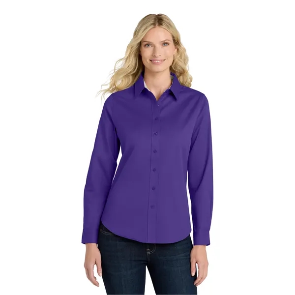 Port Authority Women's Long Sleeve Easy Care Shirt. - Port Authority Women's Long Sleeve Easy Care Shirt. - Image 58 of 84
