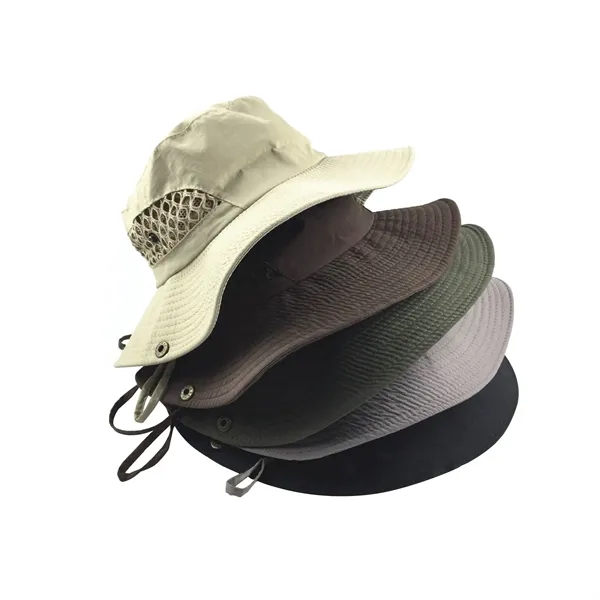Meshed Cowboy Fisherman Dual Style Bucket Hat - Meshed Cowboy Fisherman Dual Style Bucket Hat - Image 4 of 11