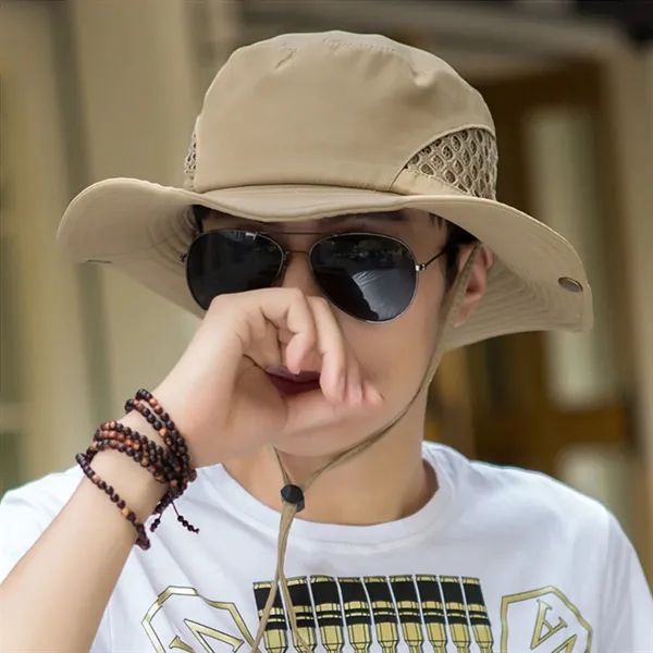 Meshed Cowboy Fisherman Dual Style Bucket Hat - Meshed Cowboy Fisherman Dual Style Bucket Hat - Image 2 of 11