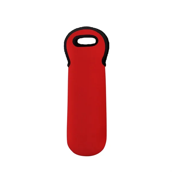 Single Neoprene Wine Bottle Holder Tote - Single Neoprene Wine Bottle Holder Tote - Image 1 of 12