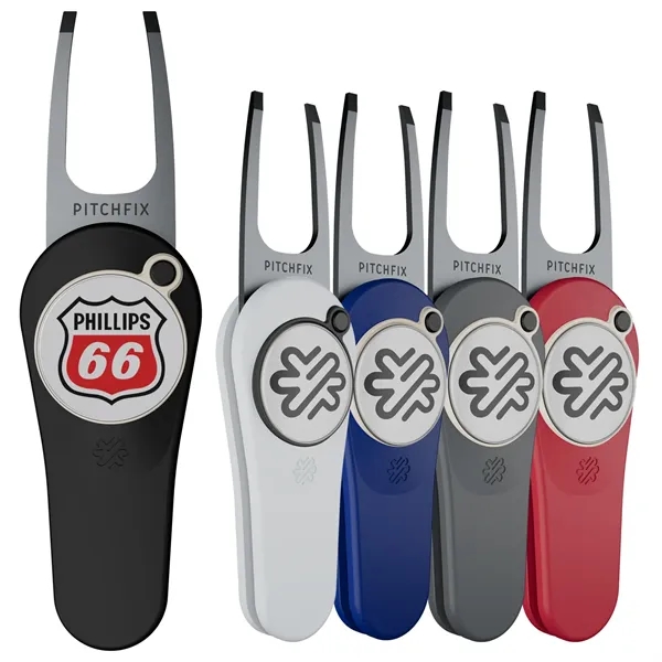 Pitchfix Original Golf Divot Tool with Ball Marker - Pitchfix Original Golf Divot Tool with Ball Marker - Image 0 of 8