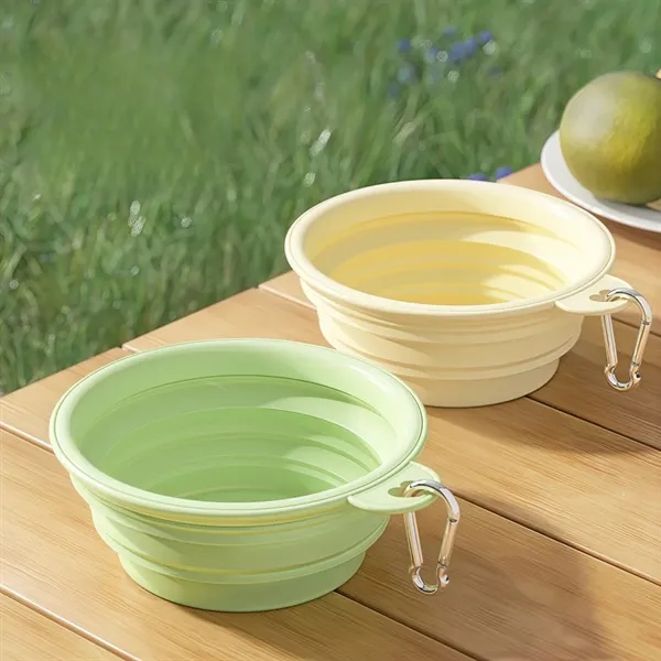 Collapsible Foldable Travel Dog Bowls Portable - Collapsible Foldable Travel Dog Bowls Portable - Image 1 of 4