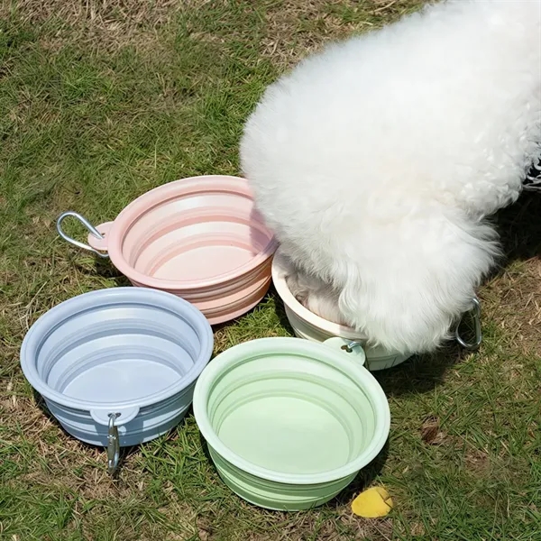 Collapsible Foldable Travel Dog Bowls Portable - Collapsible Foldable Travel Dog Bowls Portable - Image 2 of 4