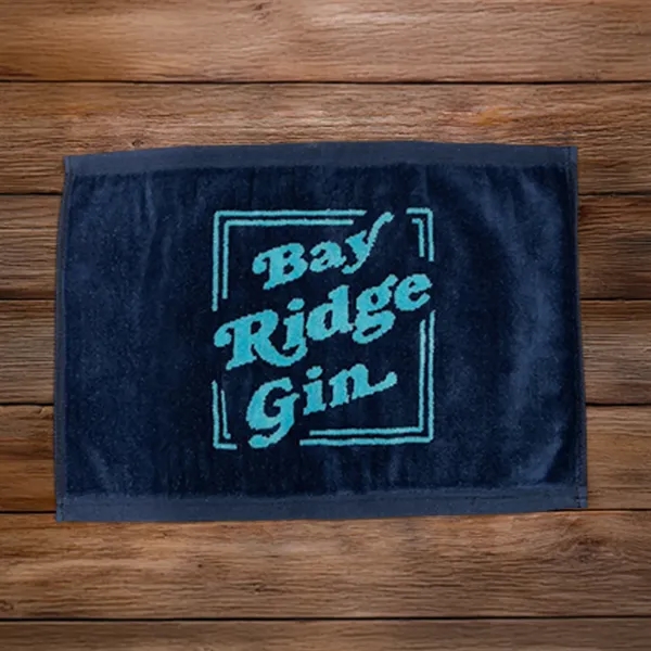 Custom WOVEN Bar Towel (11"x 16"), Made in USA - Custom WOVEN Bar Towel (11"x 16"), Made in USA - Image 1 of 6