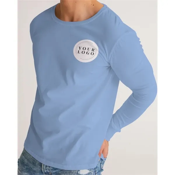 Men's All-Over Print Long Sleeve Tee - Men's All-Over Print Long Sleeve Tee - Image 7 of 9