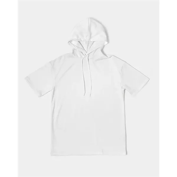 Men's All-Over Print Premium Heavyweight Short Sleeve Hoodie - Men's All-Over Print Premium Heavyweight Short Sleeve Hoodie - Image 5 of 14