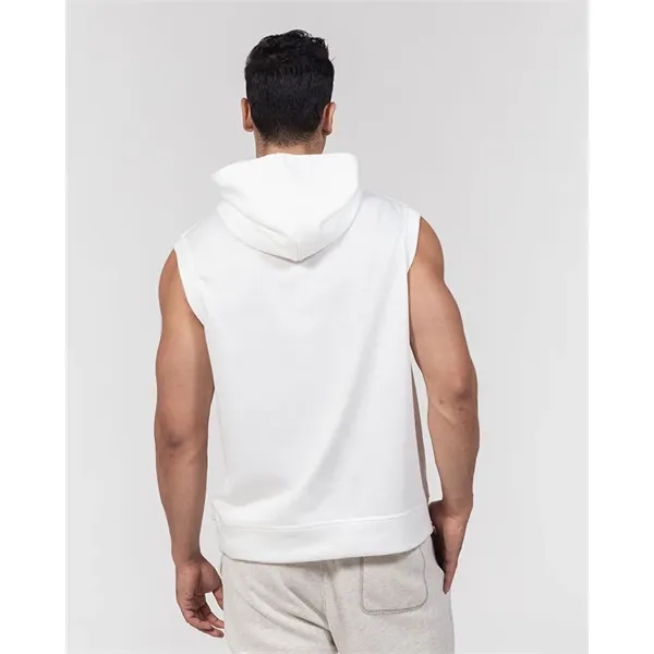 Men's All-Over Print Premium Heavyweight Sleeveless Hoodie - Men's All-Over Print Premium Heavyweight Sleeveless Hoodie - Image 4 of 13