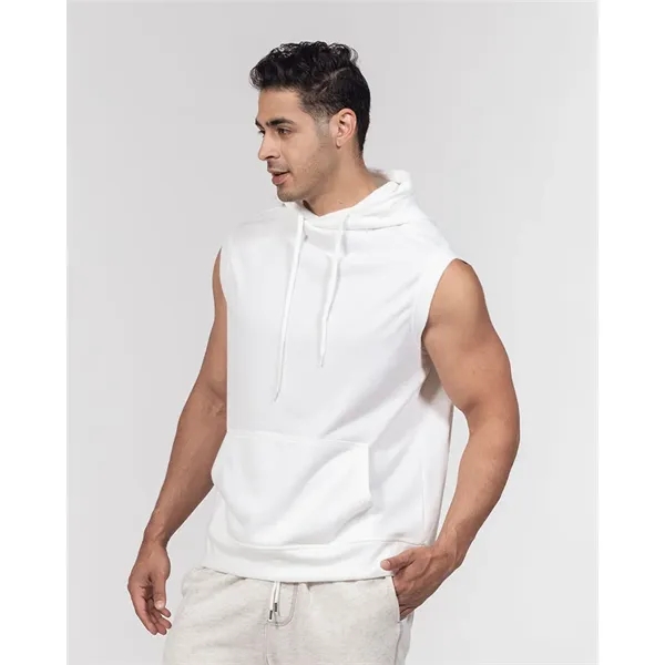 Men's All-Over Print Premium Heavyweight Sleeveless Hoodie - Men's All-Over Print Premium Heavyweight Sleeveless Hoodie - Image 2 of 13