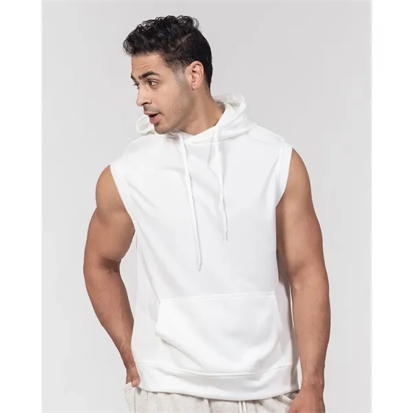 Men's All-Over Print Premium Heavyweight Sleeveless Hoodie - Men's All-Over Print Premium Heavyweight Sleeveless Hoodie - Image 1 of 13