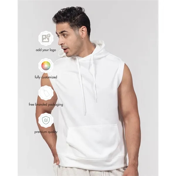 Men's All-Over Print Premium Heavyweight Sleeveless Hoodie - Men's All-Over Print Premium Heavyweight Sleeveless Hoodie - Image 0 of 13