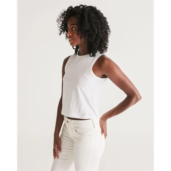 Women's All-Over Print Long Cropped Tank - Women's All-Over Print Long Cropped Tank - Image 2 of 15