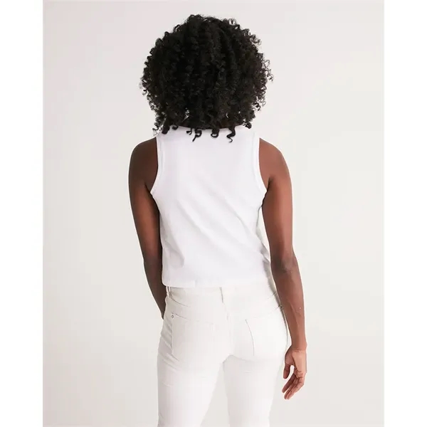 Women's All-Over Print Long Cropped Tank - Women's All-Over Print Long Cropped Tank - Image 3 of 15