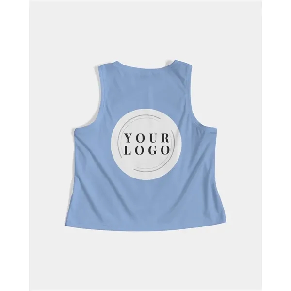 Women's All-Over Print Long Cropped Tank - Women's All-Over Print Long Cropped Tank - Image 11 of 15