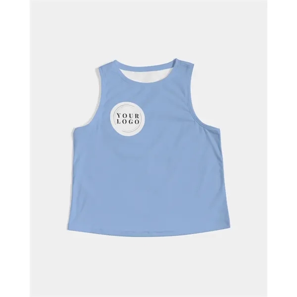 Women's All-Over Print Long Cropped Tank - Women's All-Over Print Long Cropped Tank - Image 9 of 15