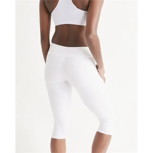 Women's All-Over Print Long Mid-Rise Capri - Women's All-Over Print Long Mid-Rise Capri - Image 3 of 11