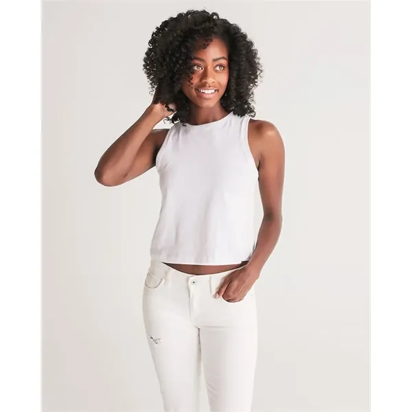 Women's All-Over Print Long Cropped Tank - Women's All-Over Print Long Cropped Tank - Image 6 of 15