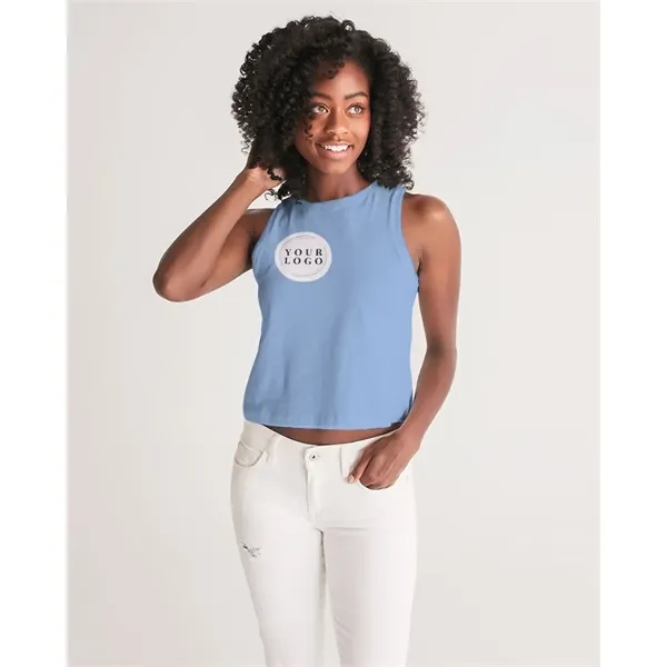Women's All-Over Print Long Cropped Tank - Women's All-Over Print Long Cropped Tank - Image 12 of 15