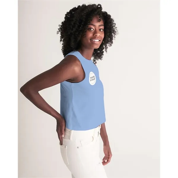 Women's All-Over Print Long Cropped Tank - Women's All-Over Print Long Cropped Tank - Image 13 of 15