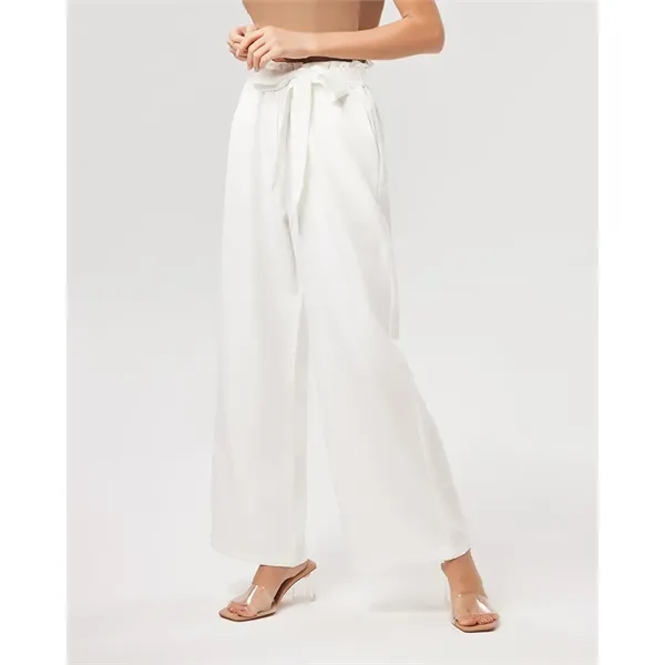 Women's All-Over Print Long High-Rise Wide Leg Pants - Women's All-Over Print Long High-Rise Wide Leg Pants - Image 6 of 15