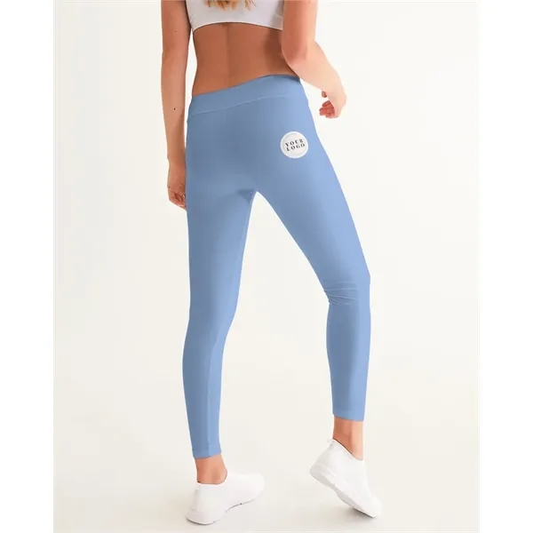 Women's All-Over Print Long Yoga Pants - Women's All-Over Print Long Yoga Pants - Image 8 of 11