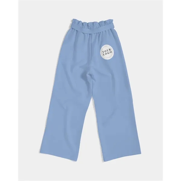 Women's All-Over Print Long High-Rise Wide Leg Pants - Women's All-Over Print Long High-Rise Wide Leg Pants - Image 14 of 15