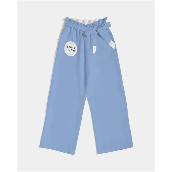 Women's All-Over Print Long High-Rise Wide Leg Pants - Women's All-Over Print Long High-Rise Wide Leg Pants - Image 9 of 15