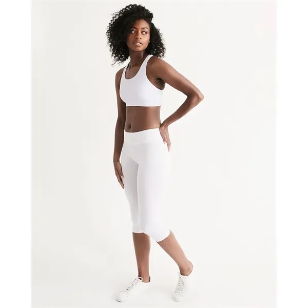 Women's All-Over Print Long Mid-Rise Capri - Women's All-Over Print Long Mid-Rise Capri - Image 1 of 11
