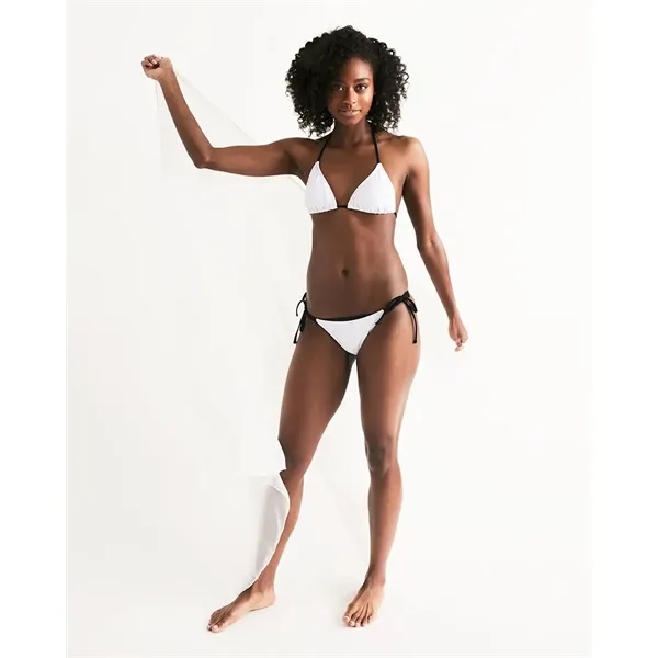 Women's All-Over Print Long Triangle String Bikini - Women's All-Over Print Long Triangle String Bikini - Image 1 of 9