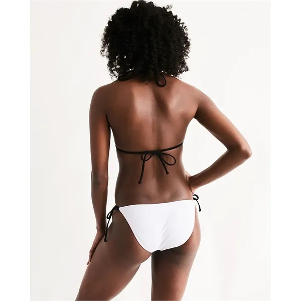Women's All-Over Print Long Triangle String Bikini - Women's All-Over Print Long Triangle String Bikini - Image 2 of 9
