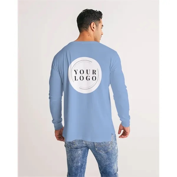 Men's All-Over Print Long Sleeve Tee - Men's All-Over Print Long Sleeve Tee - Image 8 of 9