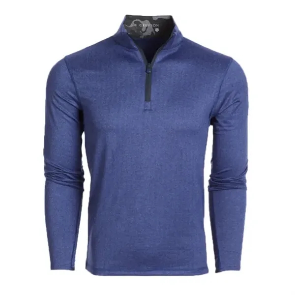 Greyson Men's Herringbone Tate Quarter-Zip - Greyson Men's Herringbone Tate Quarter-Zip - Image 0 of 1