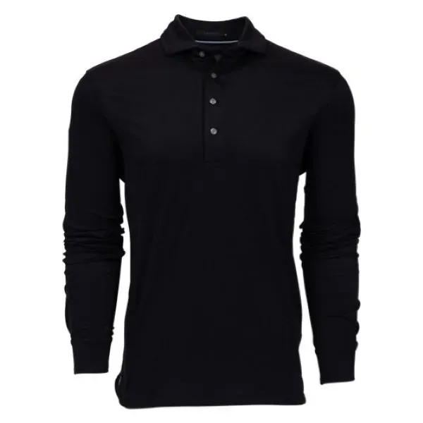 Greyson Men's Omaha Long Sleeve Polo - Greyson Men's Omaha Long Sleeve Polo - Image 0 of 2
