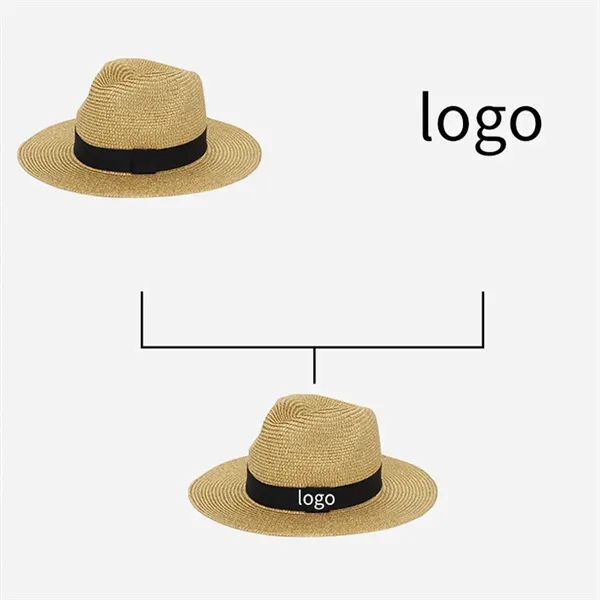 Lifeguard Straw Hat Wide Brim Beach Sun Protection - Lifeguard Straw Hat Wide Brim Beach Sun Protection - Image 3 of 6